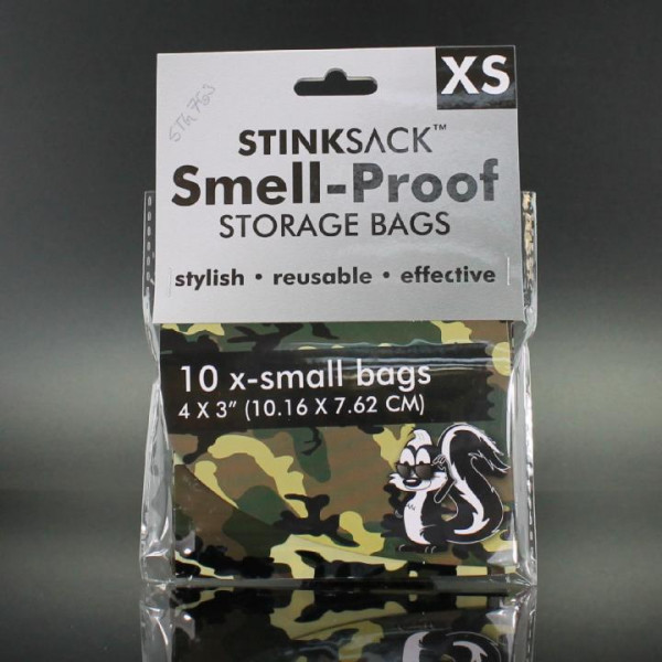 Stink Sack Camo Design 4" x 3" 10pc/Pack