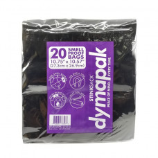 Stink Sack Black 10.75x10.57" 20 bags Smell Proof