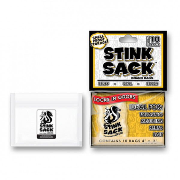 Stink Sack 10 X Small Clear bags Smell Proof