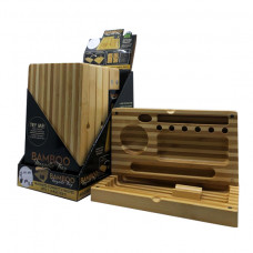 Storage Box Bamboo Magnetic Tray 4pc/Display