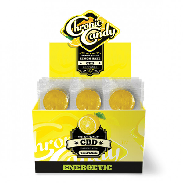 Chronic Candy Lollipop 60pc/ Box lemon haze
