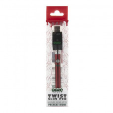 Ooze Slim Pen Touchless Battery + USB Red color