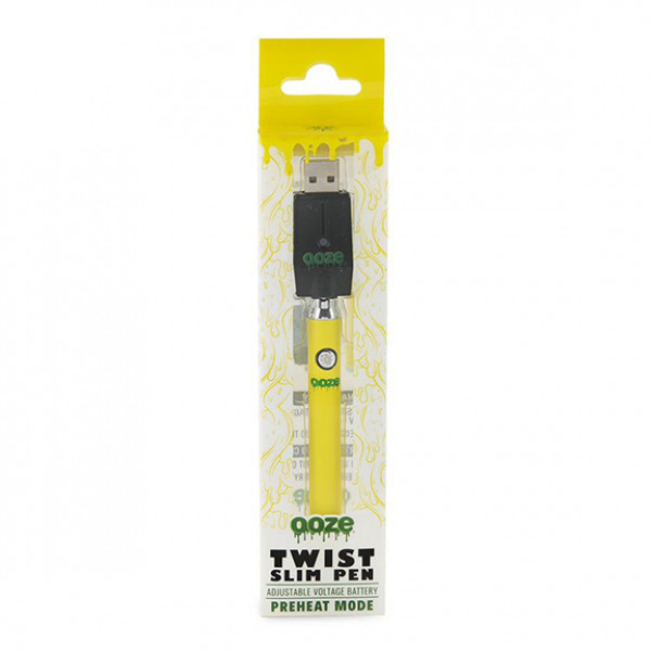 Ooze Slim Pen Touchless Battery + USB Yellow color