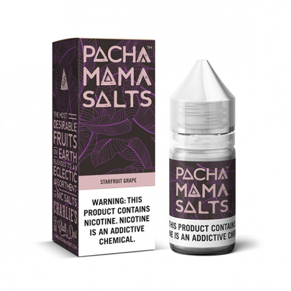 E-liquid  Pachamama Salt 30ml 25mg Nicotine S.berry / Grape