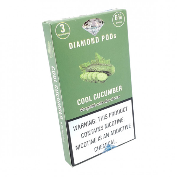 Diamond Pods Cool Cucumber Flv. 3p/pack