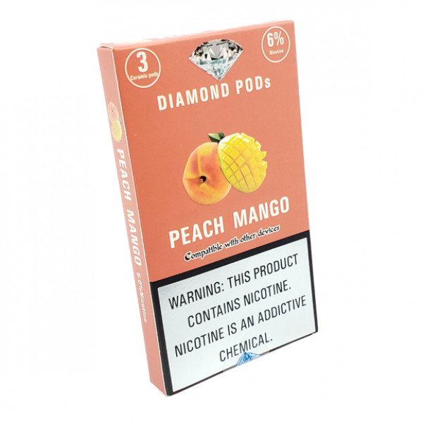Diamond Pods Peach Mango Flv. 3p/pack