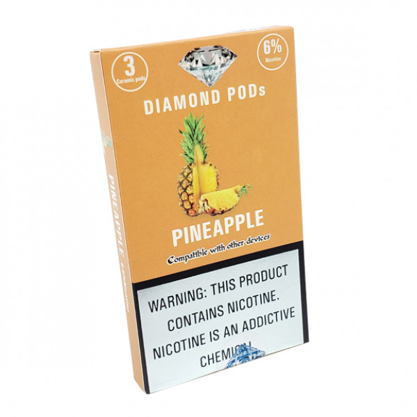 Diamond Pods Pineapple Flv. 3p/pack