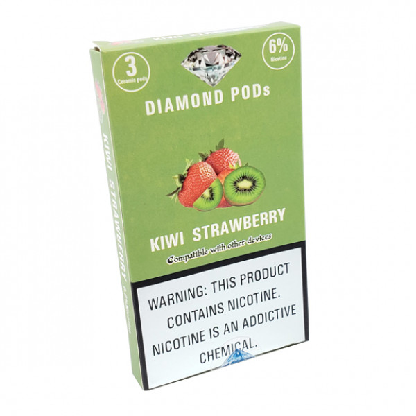 Diamond Pods Strawberry Kiwi Flv. 3p/pack
