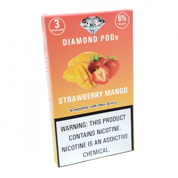 Diamond Pods Strawberry Mango Flv. 3p/pack