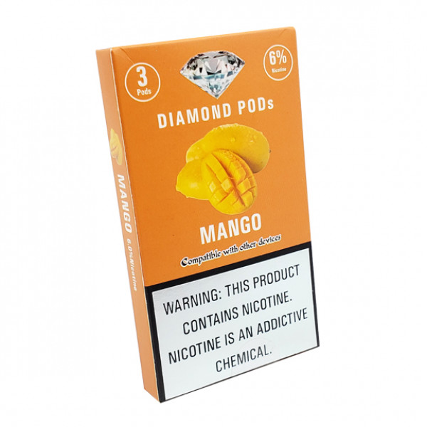 Diamond Pods Mango Flv. 3p/pack