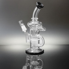 Water Pipe Recycler GOG 10" w/Honey Comb Clear