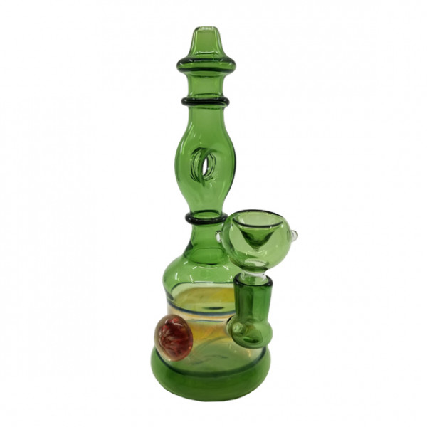 Water Pipe GOG 8.5" w/Donut whole Green