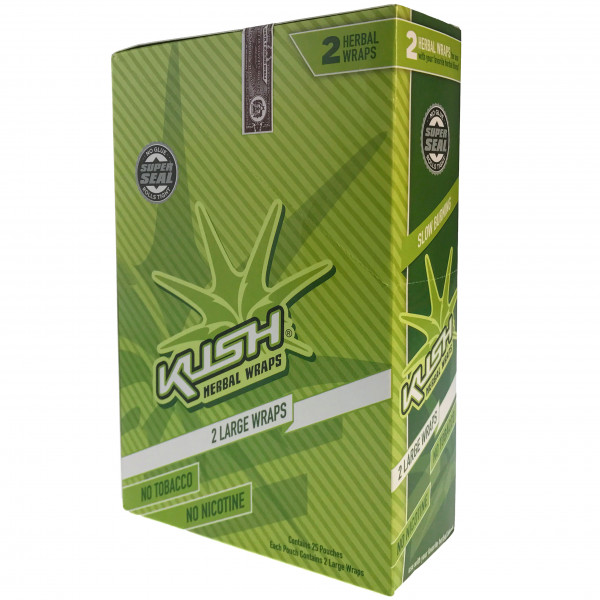 Rolling Papers Kush Wraps "Original" 2 Pouch -25/ct
