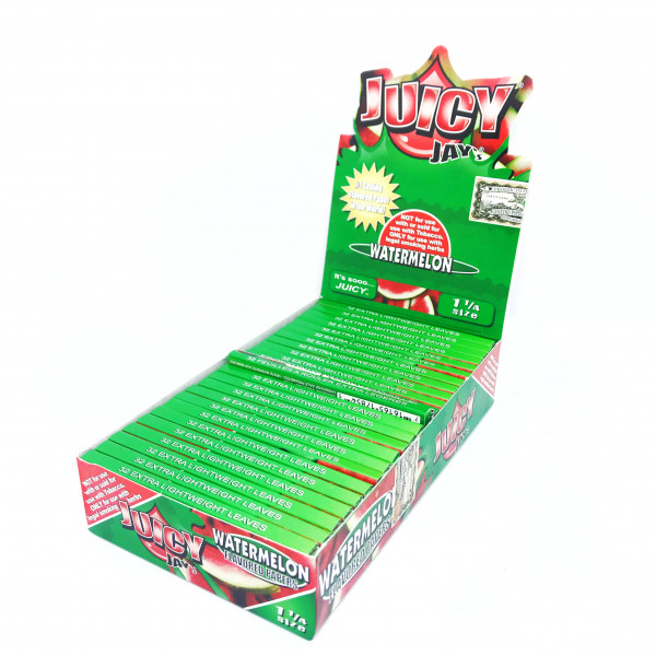 Rolling Papers Juicy Jay's 1 1/4 Water Melon 24/box