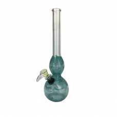 Water Pipe Soft Glass 10" Round Base